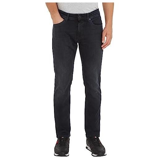 Tommy Jeans jeans uomo scanton slim elasticizzati, nero (dynamic jacob black), 34w / 32l