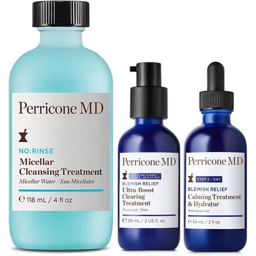 Perricone MD detergente no: rinse e due trattamenti blemish relief