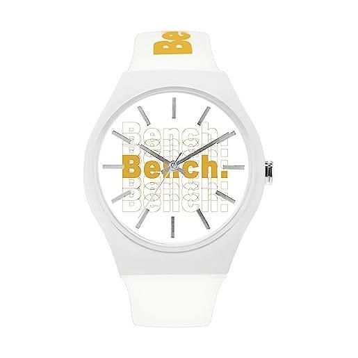 Bench watch, bianco, cinghia