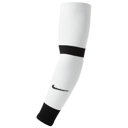 Nike match. Fit, manicotto unisex adulto, bianco nero, l/xl