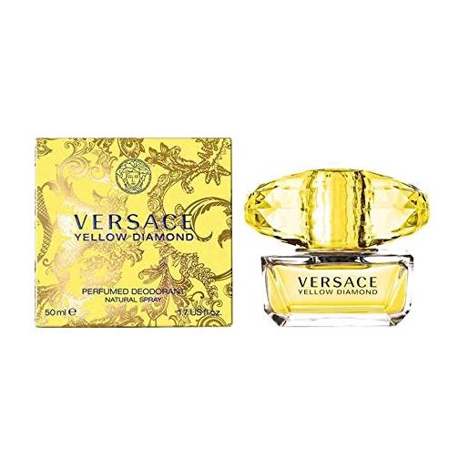 Versace yellow diamond, deodorante profumato, spray naturale, donna, 50 ml