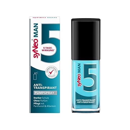 Sy. Neo 5 man antitraspirante spray, antisudore per uomini, antiodore deodorante anti sudore, 1 confezione (1 x 30 ml)