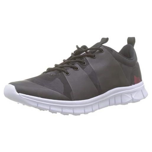 Desigual sneaker rubber print ginko, scarpe da ginnastica basse donna, nero (negro 2000), 41 eu