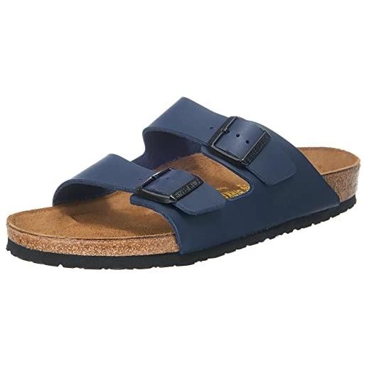 Birkenstock arizona birko-flor largo, sandali a punta aperta uomo, blue 051751, 43 eu