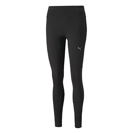 PUMA run leggings da corsa lunghi da donna favorite regular rise, nero, s