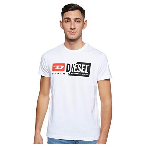 Diesel t-diego-cuty t-shirt & polo hommes bianco - xxl - t-shirt maniche corte
