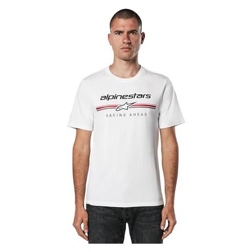 Alpinestars betteryet csf tee t-shirt da uomo maglietta girocollo maglia a maniche corte stile sportivo bianco s