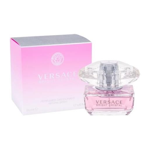 Versace bright crystal 50 ml spray deodorante senza alluminio per donna