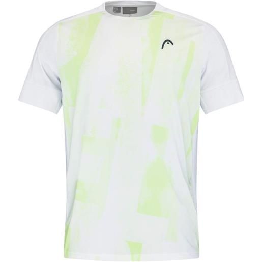 Head t-shirt da uomo Head padel tech t-shirt - padel print/light green