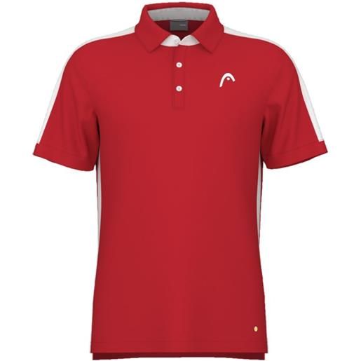 Head polo da tennis da uomo Head slice polo shirt - red