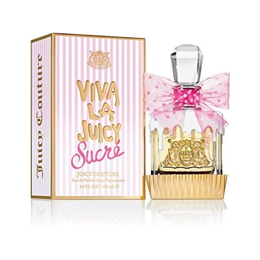 Juicy Couture viva la juicy dolce eau de parfum spray spray (100 ml), profumo per donna, fragranza gourmand, ambra e fruttata