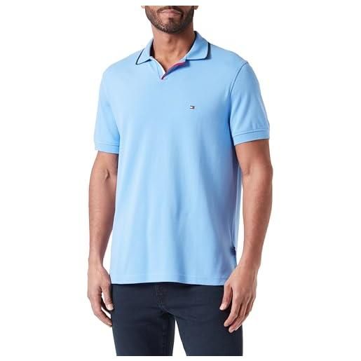 Tommy Hilfiger maglietta polo maniche corte uomo regular fit, blu (blue spell), xxl