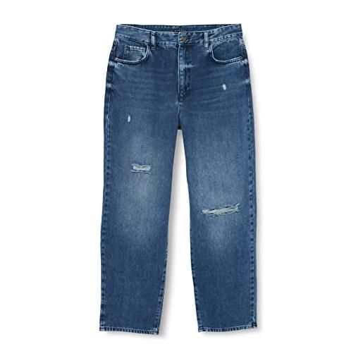 Sisley pantaloni 47wdle00v jeans, blu denim 902, 28 donna
