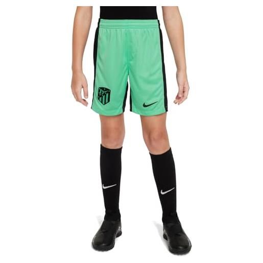 Nike unisex kids pantaloncini atm y nk df stad short 3r, spring green/black/black, fd2328-363, xs