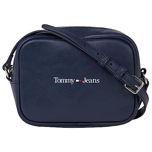 Tommy Jeans tommy hilfiger borsa a tracolla donna tjw camera bag piccola, blu (twilight navy), taglia unica
