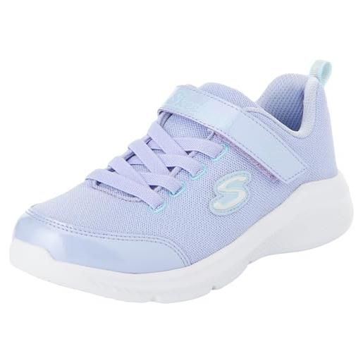 Skechers ragazze, sneakers, blu chiaro multi, 20.0 cm