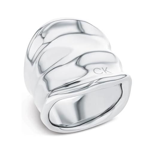 Calvin Klein anello da donna collezione elemental in acciaio inossidabile - 35000645e