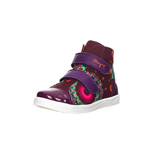 Desigual silvia a, low-top sneaker ragazza, viola (violett (3086)), 31 ue / 12,5 uk