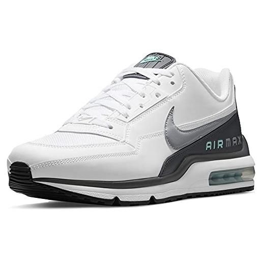 Nike air max ltd, sneaker uomo, white/lt smoke grey-iron grey-tropical twist-black, 44 eu