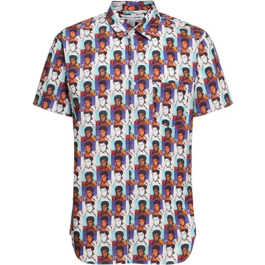 COMME DES GARÇONS SHIRT camicia andy warhol in cotone stampato