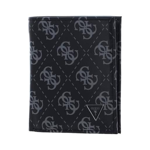GUESS mito small billfold wallet with coinpocket dark black