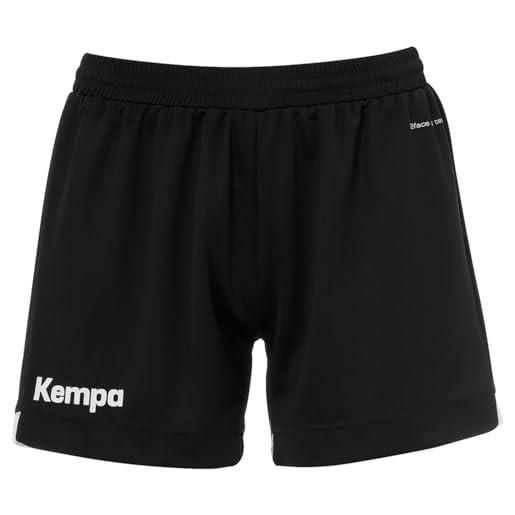 Kempa x pantaloncini da donna, nero/bianco, s eu