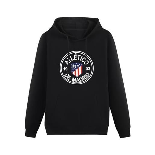 SEized atletico madrid red new logo atm long sleeve pullover loose hoody men sweatershirt size m
