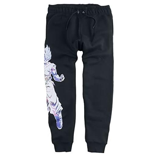 Dragon Ball z - saiyan goku uomo pantaloni tuta nero xs 65% cotone, 35% poliestere