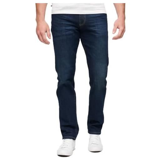 Superdry vintage slim straight jeans pantaloni bambino, azul, 32w x 30l uomo