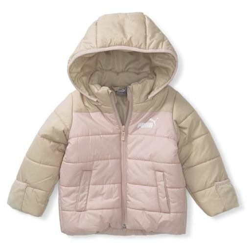 PUMA minicats hooded padded jacket giacca, color sabbia chiaro, 2 años unisex-bimbi