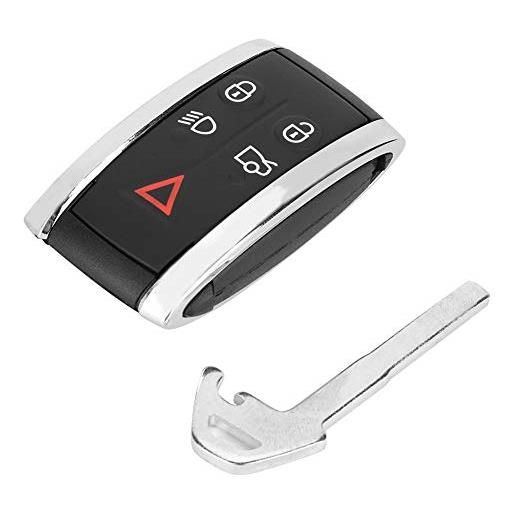 Aramox car key fob, car remote key fob shell case replacement fits per xf 2009-2012 5 button