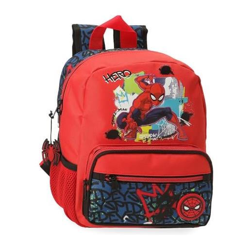 Marvel joumma spiderman urban zaino da passeggiata rosso 23 x 28 x 10 cm poliestere 9,6 l, rosso, zaino da passeggiata