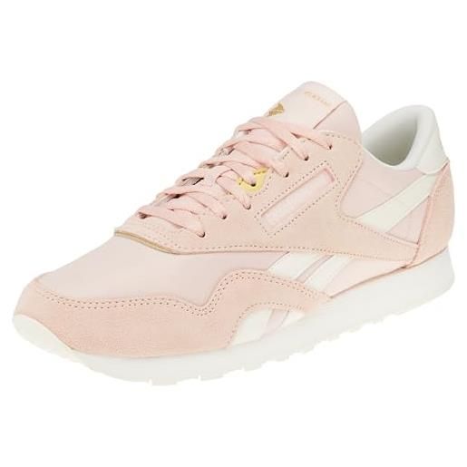 Reebok nylon classico, sneaker donna, possibly pink f23 r possibly pink f23 r gesso, 40.5 eu