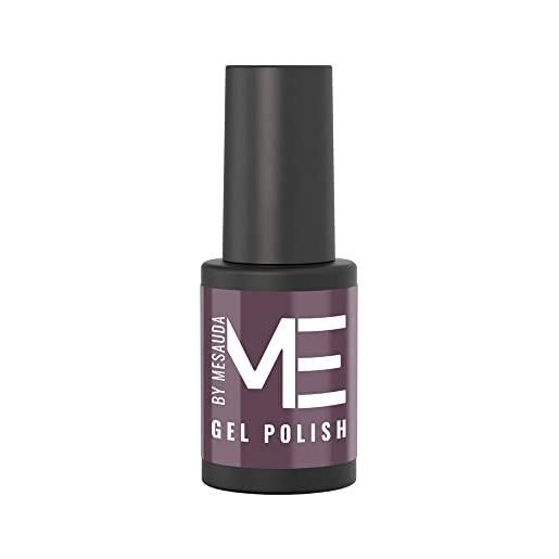 Me by mesauda smalto semipermanente colore viola - 186 fierce - smalto per unghie gel - formula easy on - easy off - vegan e cruelty free - 4,5 ml