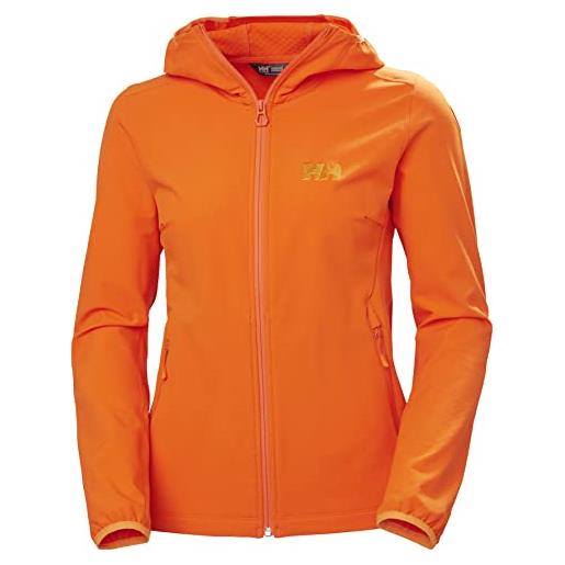 Helly Hansen w cascade shield jacket, giacca a vento donna, 226 bright orange, m