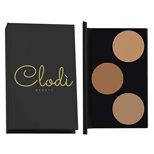 Clodì Beauty® smart daily contouring palette fondotinta contouring a lunga durata made in italy 100%