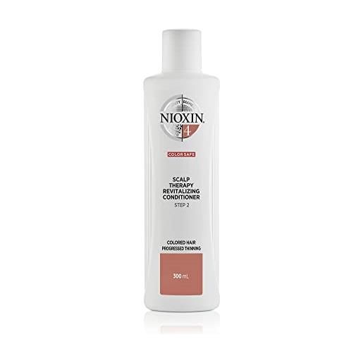 Nioxin Professional nioxin scalp therapy revitalising conditioner sistema 4 | conditioner anticaduta, riduce la caduta dei capelli | per capelli colorati assottigliamento avanzato, 300ml