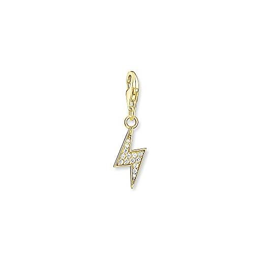 Girocollo fulmine catena con vernice - ORO 18KT | Rue des Mille