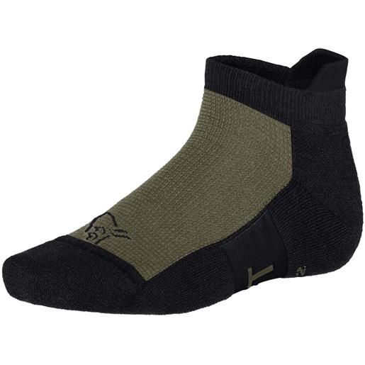 Norrona - calzini bassi in lana merino - senja merino lightweight socks short olive night in nylon - taglia 37-39,40-42,43-45 - kaki