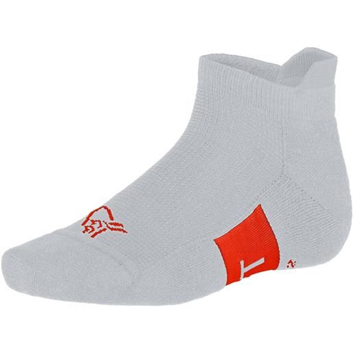 Norrona - calzini bassi in lana merino - senja merino lightweight socks short light grey/arednaline in nylon - taglia 37-39,40-42,43-45 - grigio