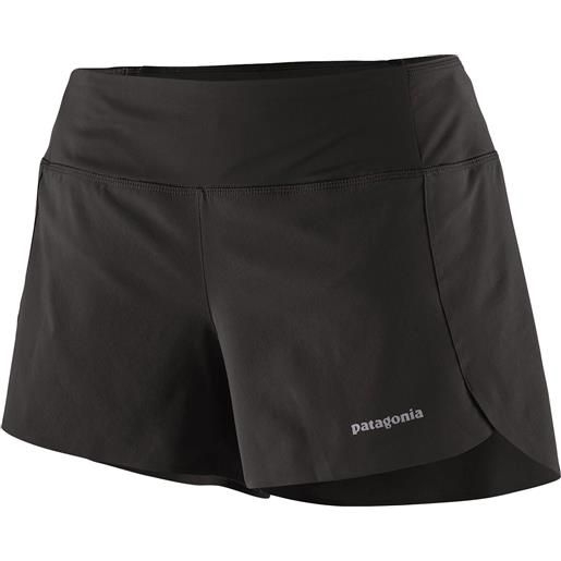 Patagonia - shorts running - w's strider pro shorts - 3 1/2 in. Black per donne in pelle - taglia xs, s, m, l - nero