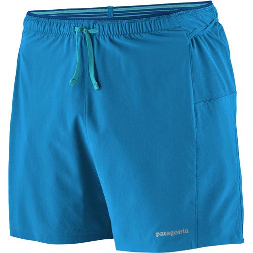 Patagonia - shorts da trail traspiranti - m's strider pro shorts - 5 in. Vessel blue per uomo - taglia s, m, l, xl