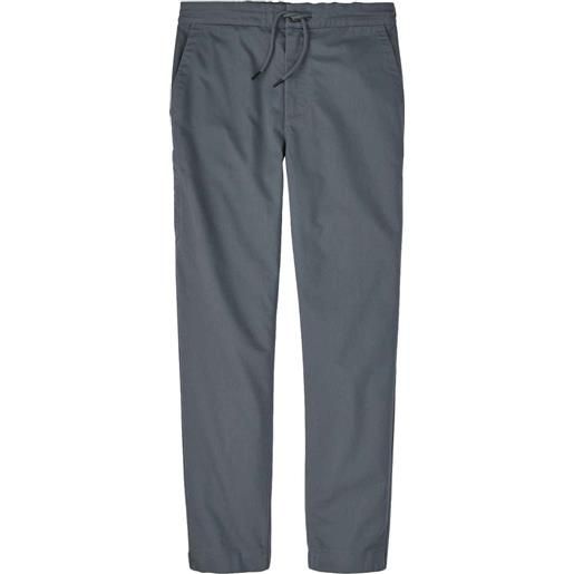 Patagonia - pantaloni stretch - m's twill traveler pants plume grey per uomo in cotone - taglia s, m, l, xl - grigio