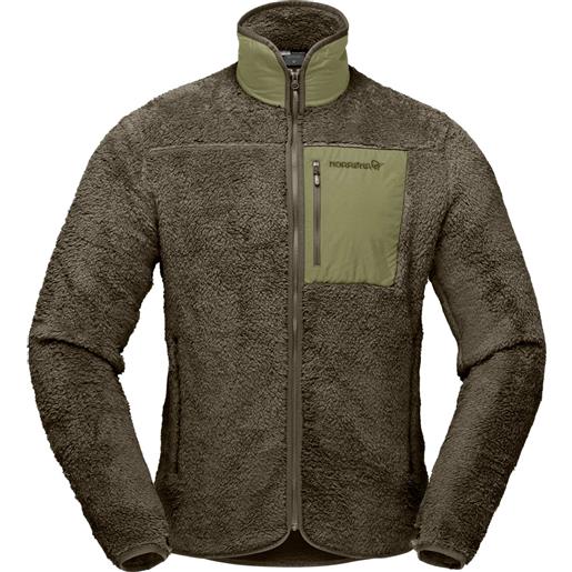 Norrona - strato intermedio isolante e traspirante - femund warm3 jacket m's olive night per uomo - taglia s, m, l, xl - kaki