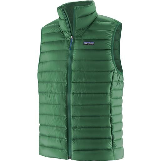 Patagonia - piumino smanicato - m's down sweater vest gather green per uomo - taglia s, m, l, xl - verde
