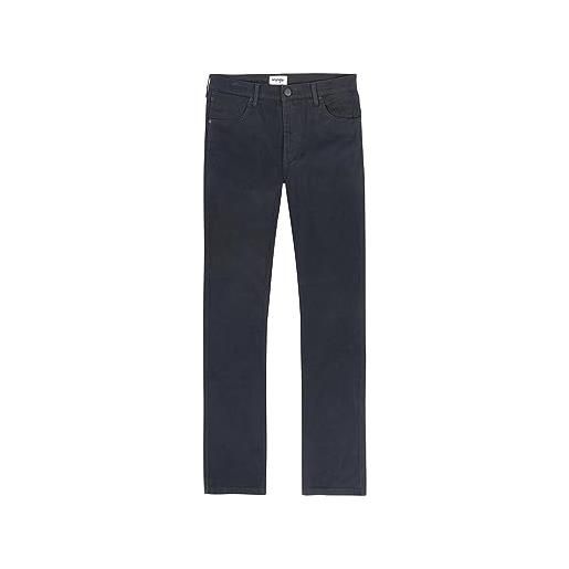 Wrangler larston, jeans uomo, nero (3100), 34w / 32l