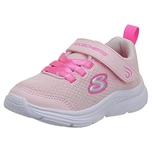 Skechers 303522l ltpk, scarpe da ginnastica bambine e ragazze, light pink mesh trim, 33 eu