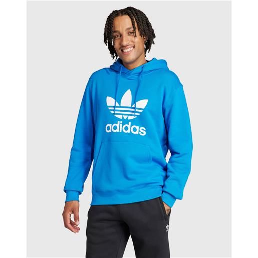 Adidas Originals hoodie adicolor classics trefoil blu uomo