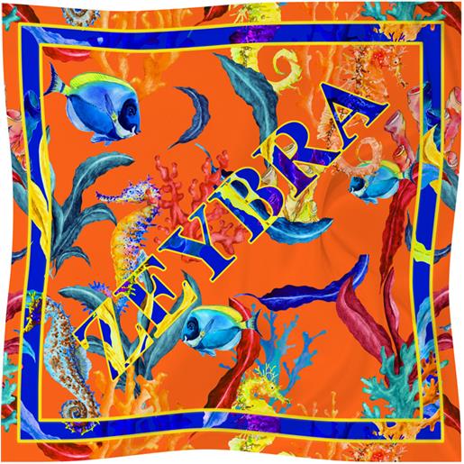 Zeybra - foulard donna coralli orange