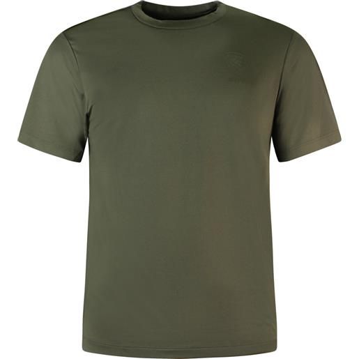 BLAUER t-shirt verde con mini logo per uomo